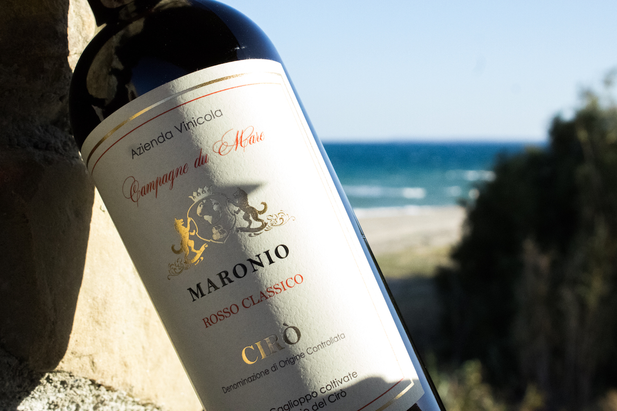 Maronio vino Rosso Cirò DOC